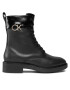 Calvin Klein Туристически oбувки Rubber Sole Combat Boot W/Hw HW0HW01717 Черен - Pepit.bg