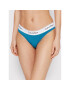 Calvin Klein Underwear Бикини тип прашка Thong 0000F3786E Син - Pepit.bg