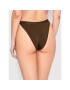 Calvin Klein Underwear Дамски бикини тип бразилиана 000QF6760E Кафяв - Pepit.bg