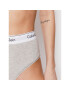 Calvin Klein Underwear Класически бикини с висока талия 000QF6280E Сив - Pepit.bg