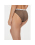 Calvin Klein Underwear Класически дамски бикини 000QD3860E Кафяв - Pepit.bg