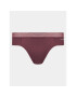 Calvin Klein Underwear Класически дамски бикини 000QF6308E Бордо - Pepit.bg