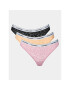 Calvin Klein Underwear Комплект 3 чифта бикини бразилиана 000QD5068E Цветен - Pepit.bg