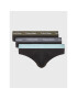 Calvin Klein Underwear Комплект 3 чифта слипове Hip Brief 0000U2661G Черен - Pepit.bg