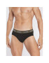 Calvin Klein Underwear Комплект 3 чифта слипове Hip Brief 0000U2661G Черен - Pepit.bg