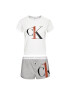 Calvin Klein Underwear Пижама Short Set 000QS6443E Бял - Pepit.bg