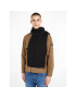 Calvin Klein Зимен шал Classic Cotton Rib Knit Scarf K50K510996 Черен - Pepit.bg