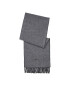 Calvin Klein Зимен шал Fringes Two Tones Scarf 40X200 K60K611111 Черен - Pepit.bg