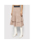 Cappellini Миди пола M05413 6959A Бежов Regular Fit - Pepit.bg