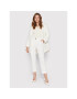 Cappellini Пухено яке M24423 06695 Бял Regular Fit - Pepit.bg