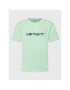 Carhartt WIP Тишърт Script I031047 Зелен Regular Fit - Pepit.bg
