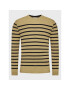 Casual Friday Пуловер Karl Striped 20504400 Бежов Regular Fit - Pepit.bg