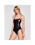 Champion Бански костюм Cross Back Large Script Logo 113024 Черен - Pepit.bg