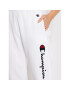 Champion Долнище анцуг Script Logo 114471 Бял Regular Fit - Pepit.bg