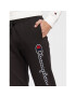 Champion Долнище анцуг Vertical Logo Embroidery 217860 Черен Regular Fit - Pepit.bg
