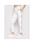 Champion Долнище анцуг Elastic Cuff 114759 Бял Regular Fit - Pepit.bg