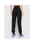 Champion Долнище анцуг Ribbed Cuffed 114614 Черен Regular Fit - Pepit.bg