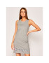 Champion Ежедневна рокля Script Logo Ribbed Trim 112657 Сив Regular Fit - Pepit.bg