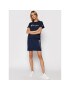 Champion Мини пола Vertical Script Logo 112649 Тъмносин Custom Fit - Pepit.bg