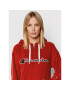 Champion Полар Script Logo 114763 Червен Custom Fit - Pepit.bg