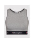 Champion Спортен сутиен Script Logo 114559 Сив - Pepit.bg