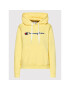 Champion Суитшърт Blend Script Logo 114461 Жълт Regular Fit - Pepit.bg