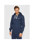 Champion Суитшърт Blend Small Script Logo Zip-Up 216477 Тъмносин Custom Fit - Pepit.bg
