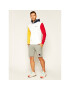 Champion Суитшърт Contrast Colour Block 214356 Бял Regular Fit - Pepit.bg