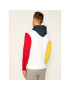 Champion Суитшърт Contrast Colour Block 214356 Бял Regular Fit - Pepit.bg