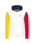 Champion Суитшърт Contrast Colour Block 214356 Бял Regular Fit - Pepit.bg