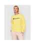 Champion Суитшърт Crewneck 114462 Жълт Regular Fit - Pepit.bg