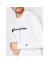 Champion Суитшърт Embroidered Script Logo 217061 Бял Regular Fit - Pepit.bg