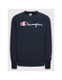 Champion Суитшърт Embroidered Script Logo Reverse Weave 216539 Тъмносин Regular Fit - Pepit.bg