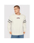 Champion Суитшърт Logo Varsity Script 216578 Бял Custom Fit - Pepit.bg