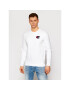 Champion Суитшърт Satin C Logo 214189 Бял Comfort Fit - Pepit.bg