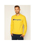 Champion Суитшърт Satin Script Logo 214188 Жълт Comfort Fit - Pepit.bg