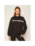 Champion Суитшърт Script Logo 113197 Черен Oversize - Pepit.bg