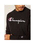 Champion Суитшърт Script Logo 215211 Черен Custom Fit - Pepit.bg