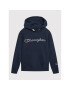 Champion Суитшърт Script Logo 305765 Тъмносин Regular Fit - Pepit.bg