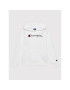 Champion Суитшърт Script Logo 404225 Бял Regular Fit - Pepit.bg