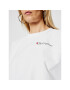 Champion Суитшърт Script Logo Track 112686 Бял Oversize - Pepit.bg