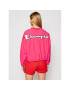 Champion Суитшърт Script Logo Track 112686 Розов Oversize - Pepit.bg
