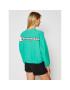 Champion Суитшърт Script Logo Track 112686 Зелен Oversize - Pepit.bg