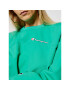 Champion Суитшърт Script Logo Track 112686 Зелен Oversize - Pepit.bg