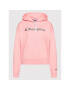Champion Суитшърт Vintage Script Logo 112638 Розов Custom Fit - Pepit.bg