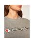 Champion Суитшърт Vintage Script Logo 112640 Сив Custom Fit - Pepit.bg