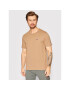 Champion Тишърт Basic C Logo 216545 Кафяв Regular Fit - Pepit.bg
