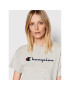 Champion Тишърт Big Script Logo 115351 Сив Boxy Fit - Pepit.bg