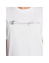 Champion Тишърт Big Script Logo 115496 Бял Regular Fit - Pepit.bg