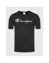 Champion Тишърт Big Script Logo 216547 Черен Comfort Fit - Pepit.bg